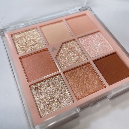 グリッターペディアアイパレット/unleashia/アイシャドウパレットを使ったクチコミ(3枚目)