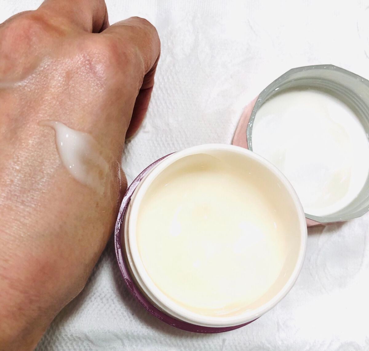 リンクルケア ホワイト モイストジェルクリーム/グレイスワン/オールインワン化粧品を使ったクチコミ(2枚目)