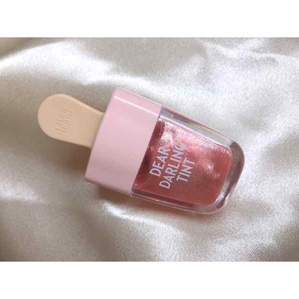 ディアダーリン ウォータージェルティント (アイスティント)/ETUDE/口紅を使ったクチコミ(2枚目)