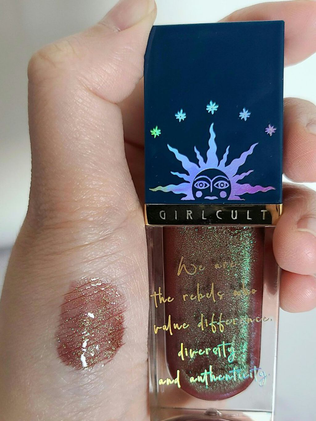 山海シリーズ リップグロス 06 火鳥/GirlCult/リップグロスを使ったクチコミ（2枚目）