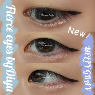 Fierceeyes by Diya MELTY GRAY
┈┈┈┈┈┈┈┈┈┈
ガッツリ盛れると言うよりは淡い感じかな？
ちゅるんとしてるのが可愛いよね。
┈┈┈┈┈┈┈┈┈┈
外で撮ってみたけど、
