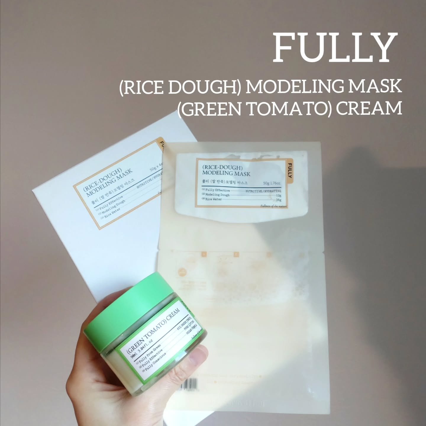 米モデリングマスク/FULLY/シートマスク・パックを使ったクチコミ（1枚目）