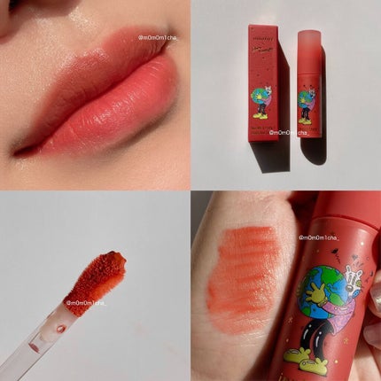 エアリー マットティント 2021 Green Holidays Edition/innisfree/口紅を使ったクチコミ(1枚目)