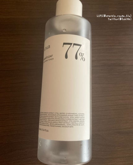 ドクダミ 77 スージングトナー/Anua/化粧水を使ったクチコミ(1枚目)