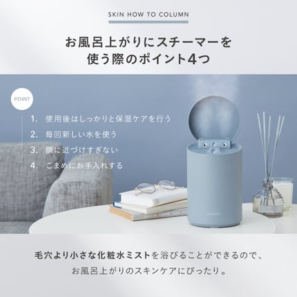 ピュアブライトスチーマー/SALONIA/美顔器・マッサージを使ったクチコミ(2枚目)