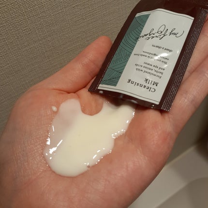 クレンジングミルク/chant a charm /ミルククレンジングを使ったクチコミ(6枚目)