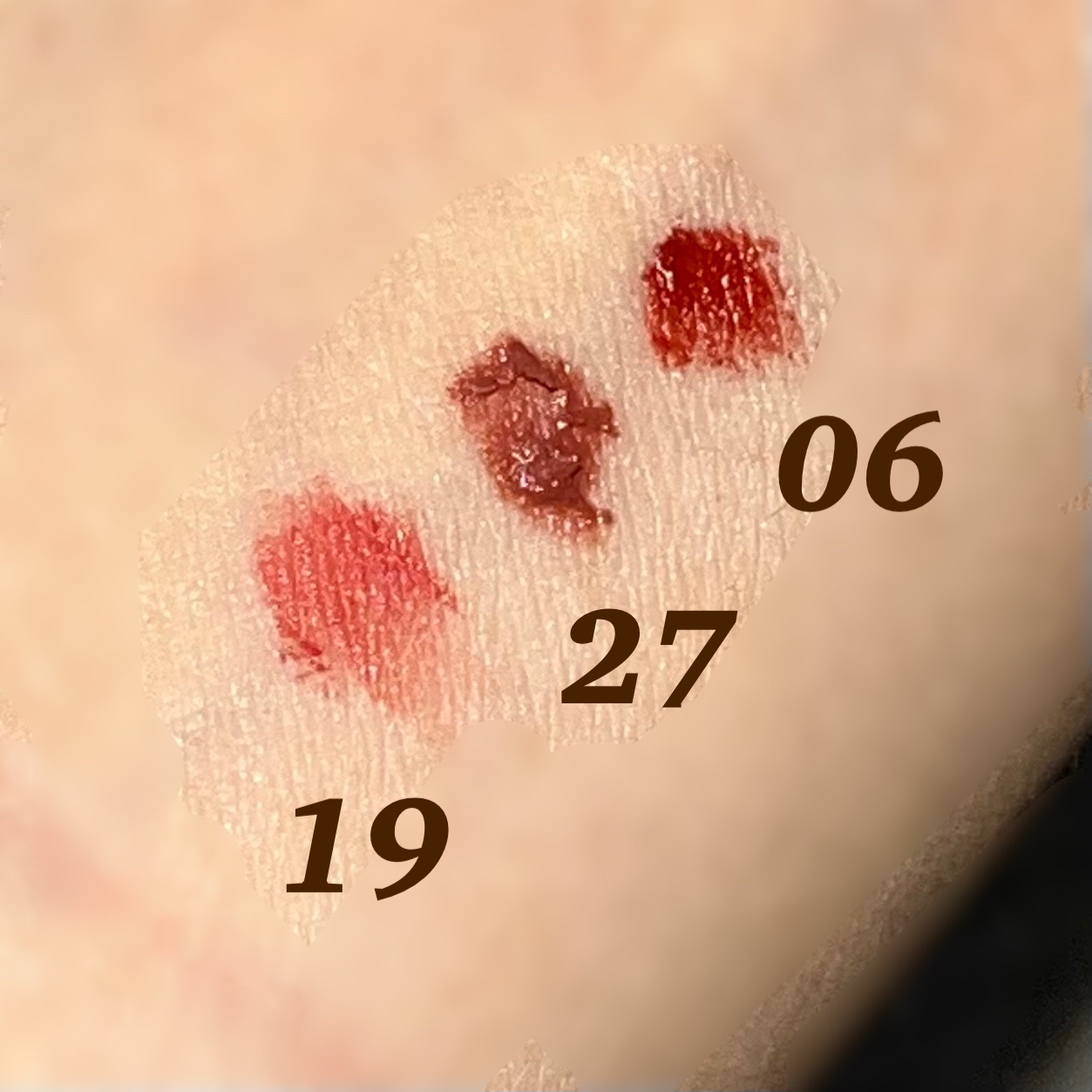 ミルクティーベルベットティント 06 ジャスミンティー/rom&nd/リップティントを使ったクチコミ（2枚目）