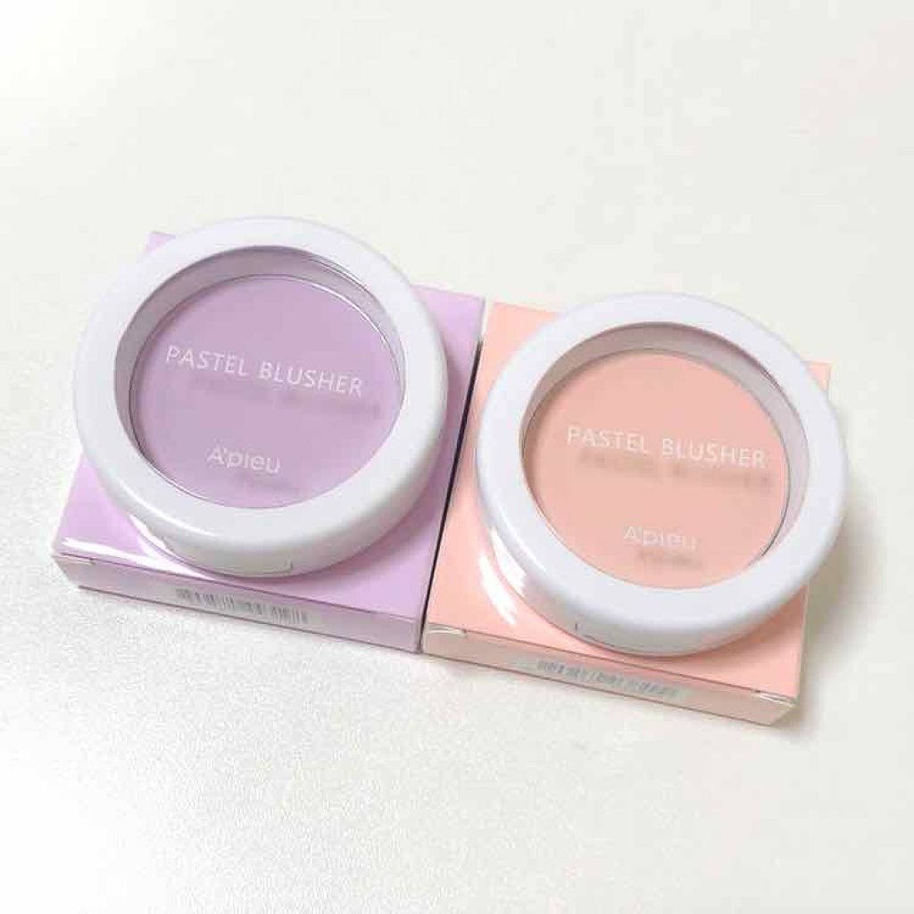 アピュー パステルブラッシャー/A’pieu/パウダーチークを使ったクチコミ(2枚目)