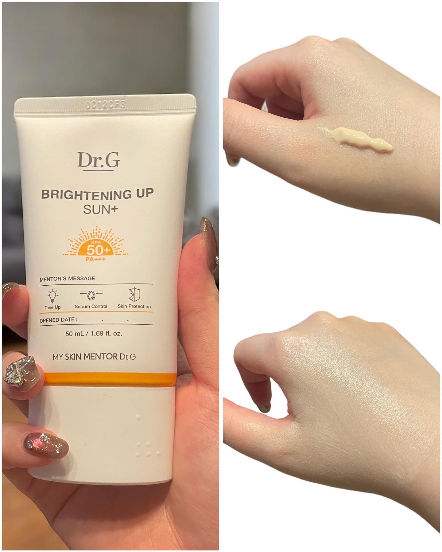 ブライトニングアップサンプラス/Dr.G/日焼け止めクリームを使ったクチコミ（3枚目）