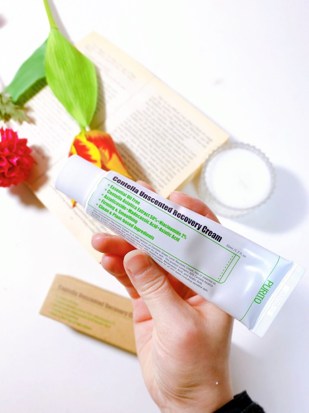 センテラアンセンティドリカバリークリーム/PURITO/フェイスクリームを使ったクチコミ（3枚目）