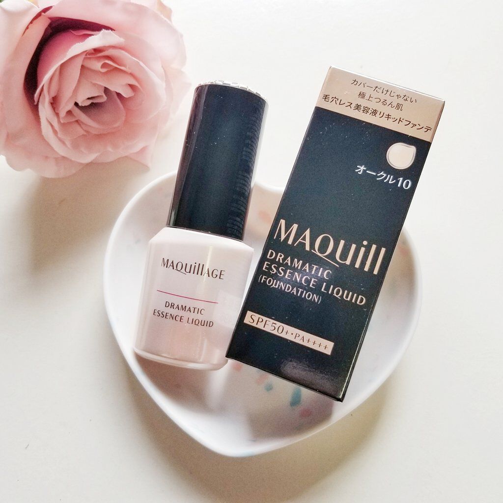 ドラマティックエッセンスリキッド/マキアージュ/リキッドファンデーションを使ったクチコミ(1枚目)