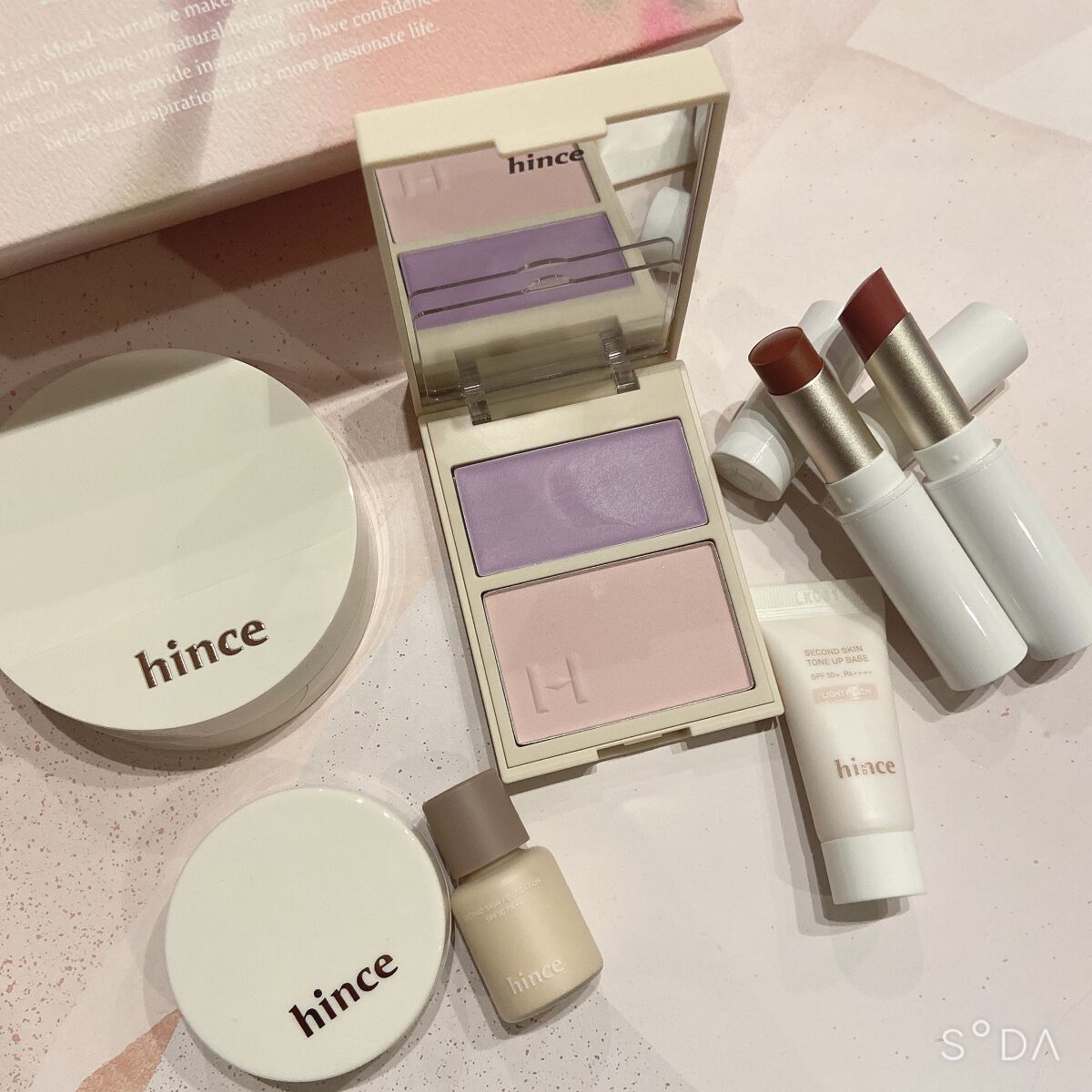 ムードインハンサーリップグロウ LW002 ディア・ローズ/hince/口紅を使ったクチコミ（1枚目）