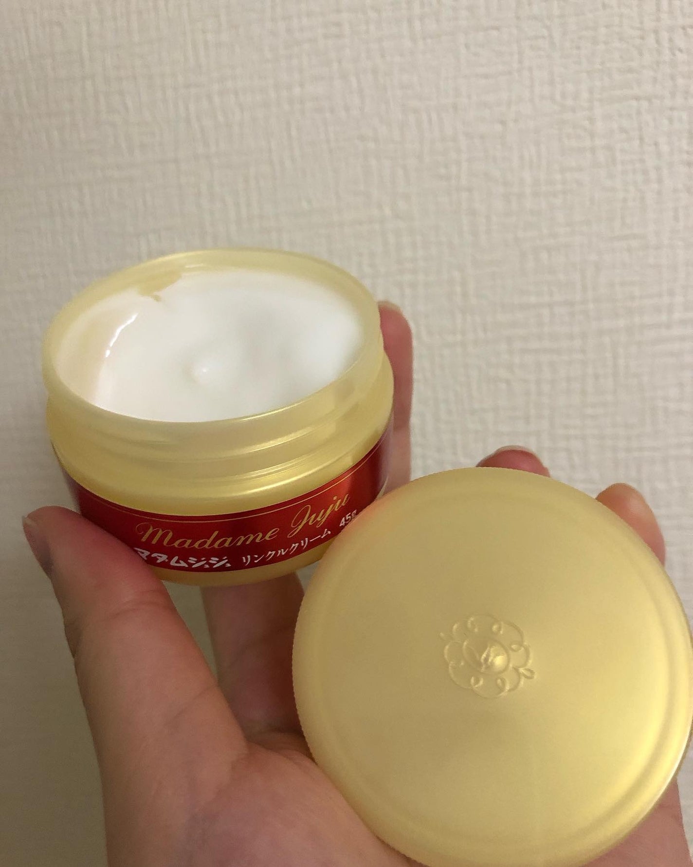 薬用リンクルクリーム/ジュジュ/フェイスクリームを使ったクチコミ(2枚目)