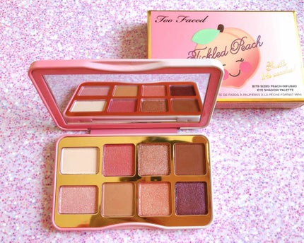 ティックルドピーチ ミニ アイシャドウ パレット/Too Faced/アイシャドウパレットを使ったクチコミ(1枚目)
