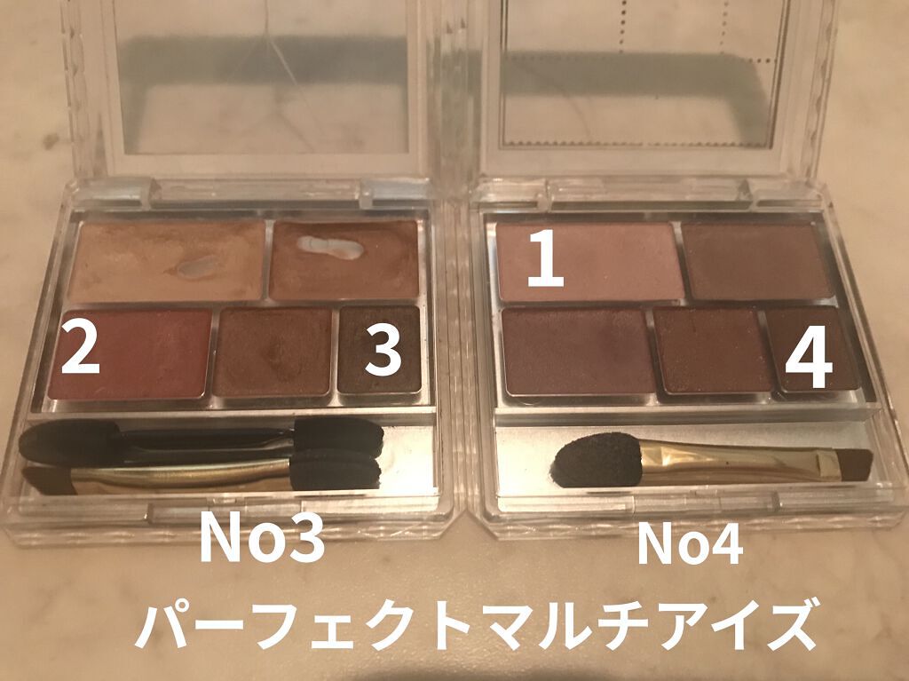 パーフェクトマルチアイズ/キャンメイク/アイシャドウパレットを使ったクチコミ（3枚目）