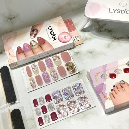 セミキュアジェルネイルシール ハンド用/LYSD’OR/ネイルシールを使ったクチコミ(2枚目)