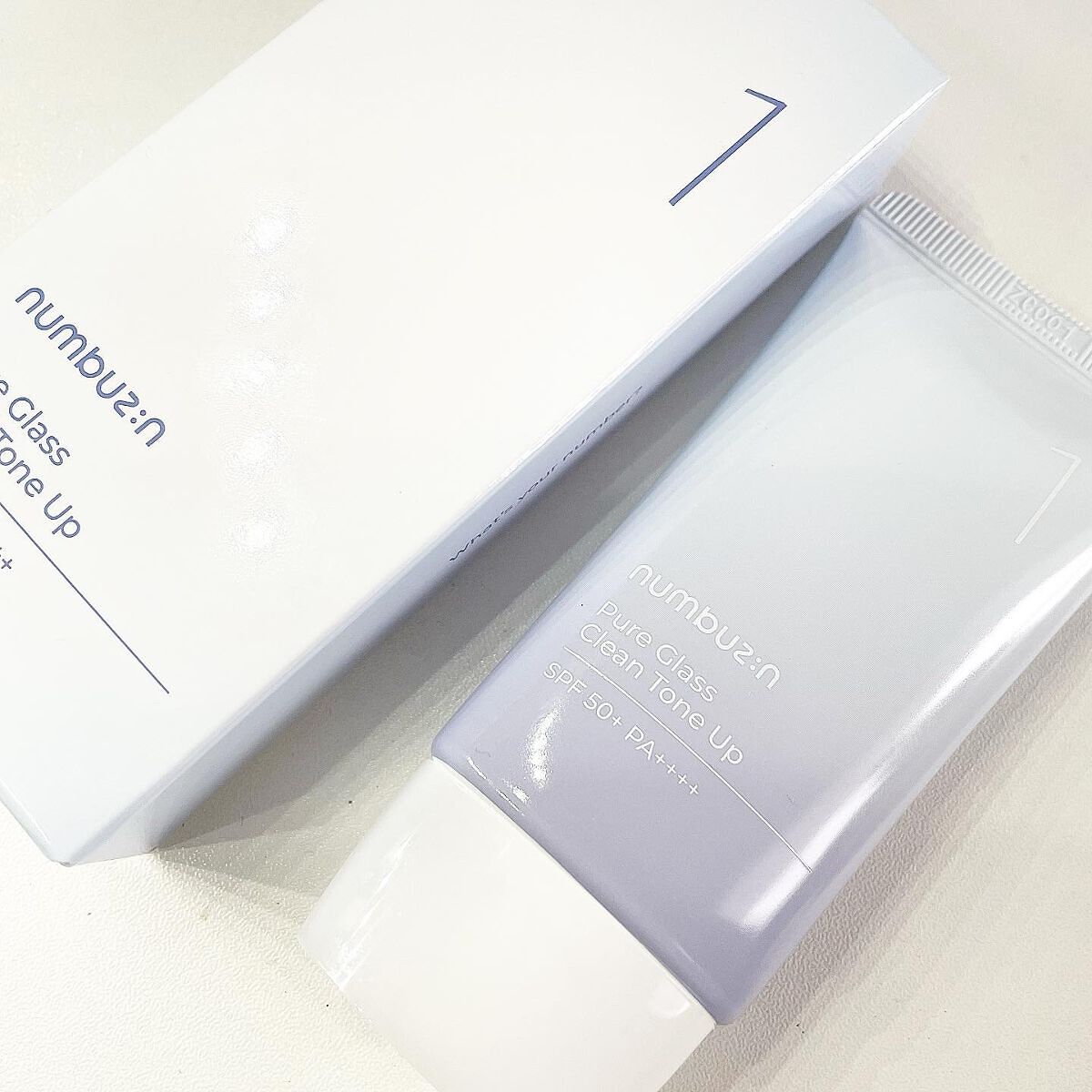 1番 ガラス玉トーンアップクリーム/numbuzin/日焼け止めクリームを使ったクチコミ(2枚目)