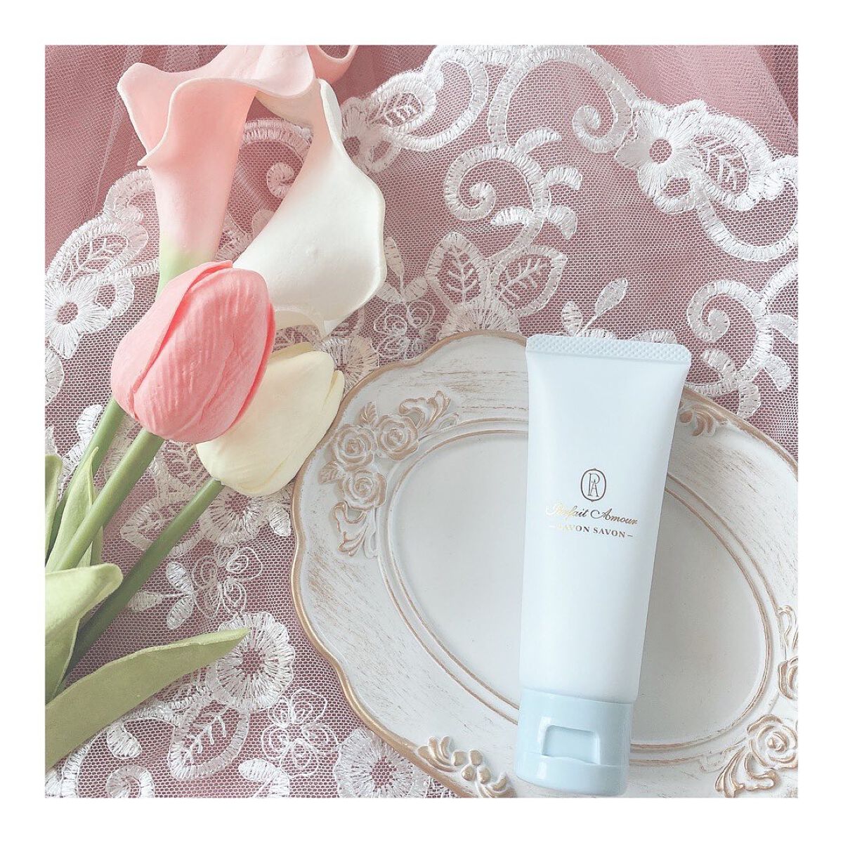 フレグランス プレミアム ハンドジェルクリーム イノセントエコー /パルフェタムール サボンサボン/ハンドクリームを使ったクチコミ(1枚目)