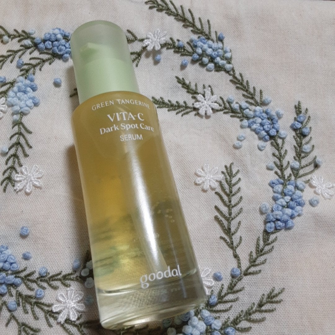 グリーンタンジェリン ビタC ダークスポットケアセラム/goodal/美容液を使ったクチコミ(1枚目)