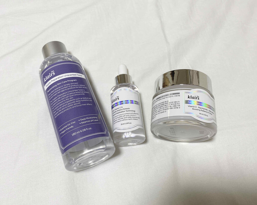 サプルプレパレーションアンセンテッドトナー(180ml)/Klairs/化粧水を使ったクチコミ（1枚目）