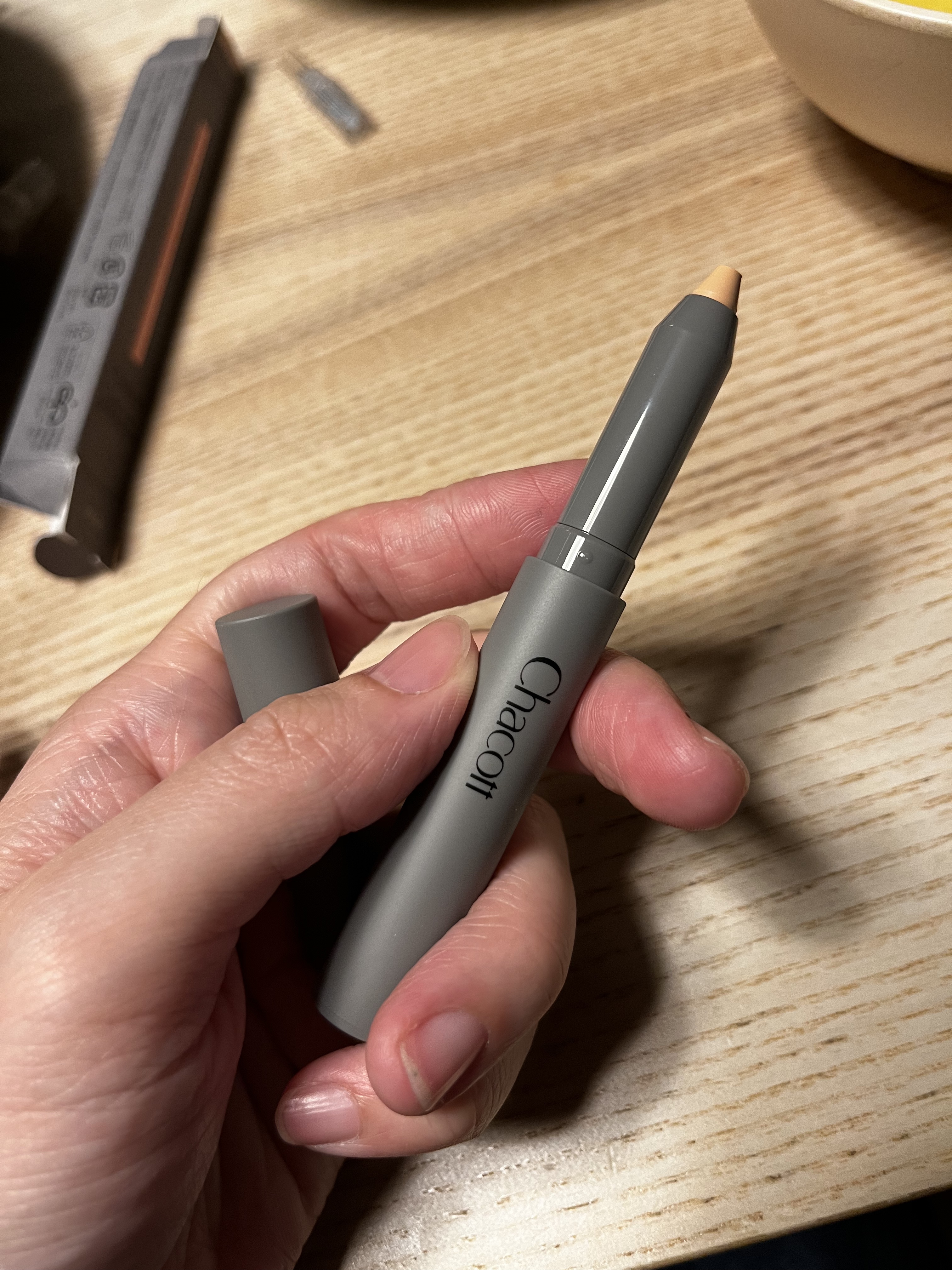 クレヨンコンシーラー/チャコット・コスメティクス/ペンシルコンシーラーを使ったクチコミ（2枚目）