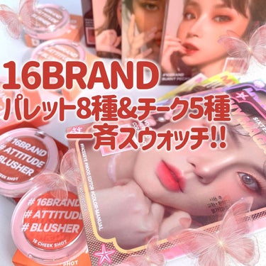 16 MY MAGAZINE/16BRAND/アイシャドウパレットを使ったクチコミ（1枚目）