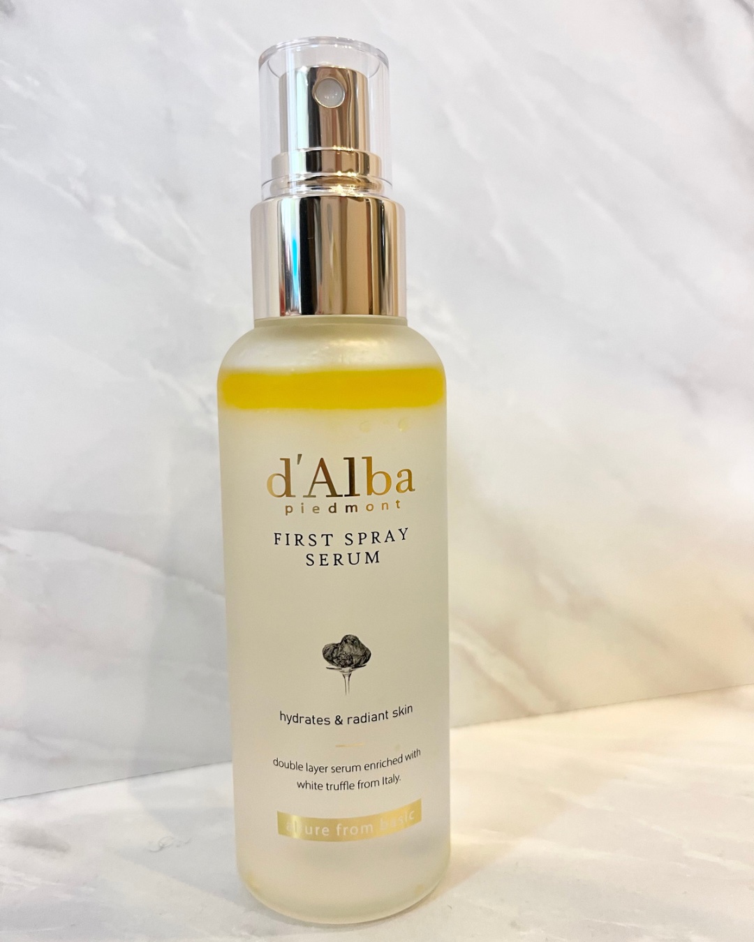 ダルバ ホワイトトリュフファーストスプレーセラム/ダルバ/ミスト状化粧水を使ったクチコミ（2枚目）