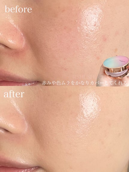 ピンクティーツリーカバークッション/APLIN/クッションファンデーションを使ったクチコミ(6枚目)