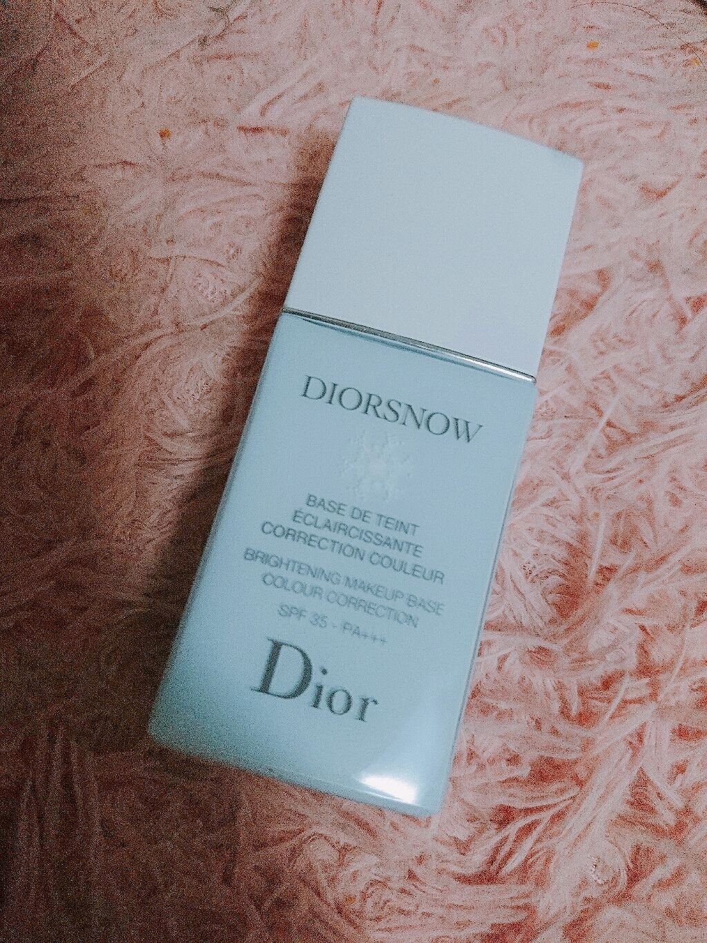 【旧】スノー メイクアップ ベース UV35 SPF35／PA+++/Dior/化粧下地を使ったクチコミ（1枚目）