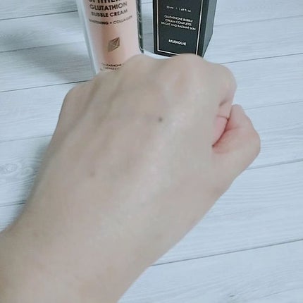 スピテラグルタチオンバブルクリーム/NUDIQUE/フェイスクリームを使ったクチコミ(6枚目)