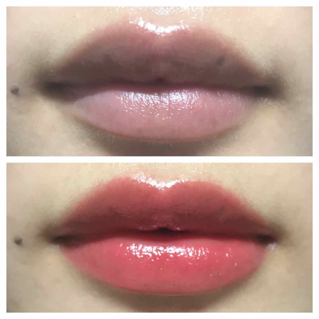 グレイズバームリップ GB01 レッドガーネット/excel/口紅を使ったクチコミ（2枚目）