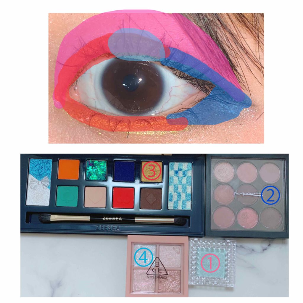 スモール アイシャドウ×9/M・A・C/アイシャドウパレットを使ったクチコミ(4枚目)
