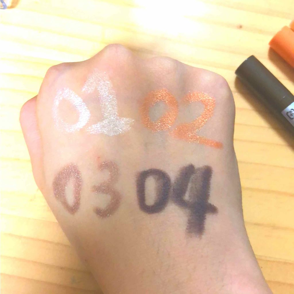 MP2wayアイクレヨン/セリア/スティックアイシャドウを使ったクチコミ（2枚目）