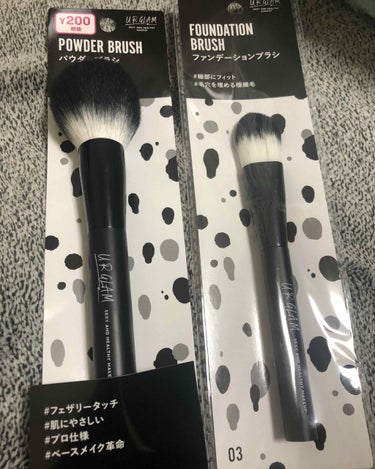 UR GLAM　FOUNDATION BRUSH（ファンデーションブラシ）/U R GLAM/メイクブラシを使ったクチコミ（1枚目）