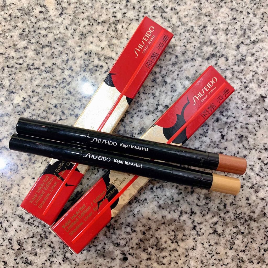 カジャルインクアーティスト 14 Meiji Bronze(リミテッド エディション)/SHISEIDO/スティックアイシャドウを使ったクチコミ（1枚目）