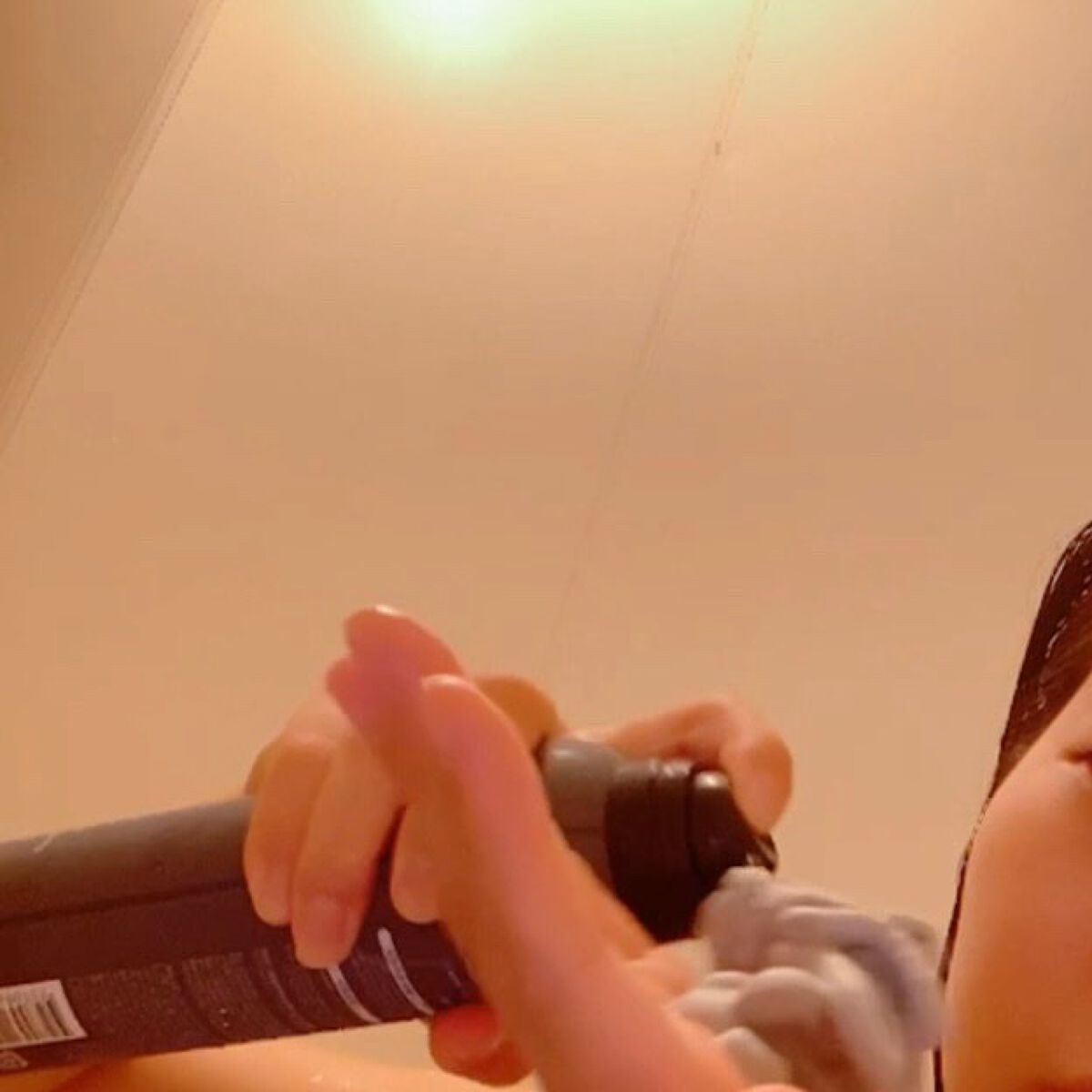 スパークリングオイル クレンジング＆シャンプー ブラック /Le ment/市販シャンプーを使ったクチコミ（2枚目）