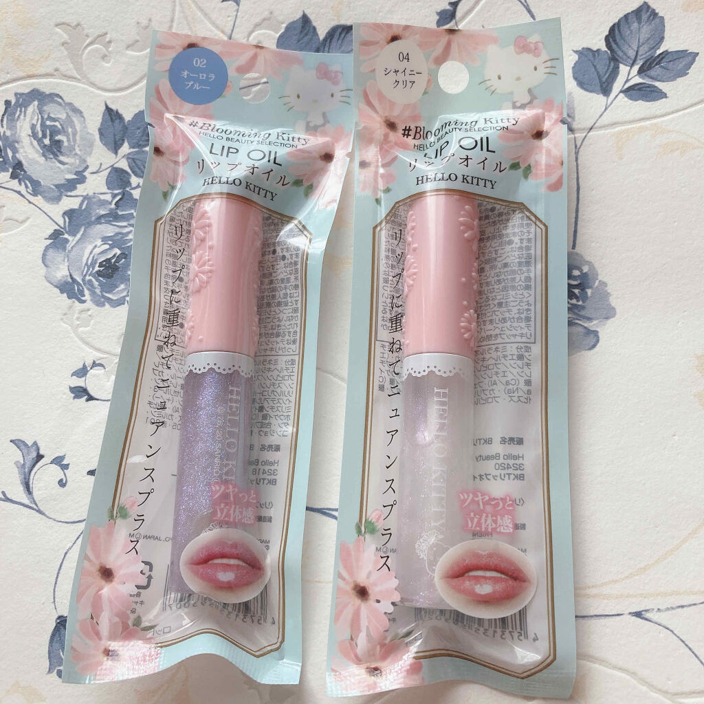 Blooming Kitty リップオイルB/DAISO/リップグロスを使ったクチコミ（3枚目）