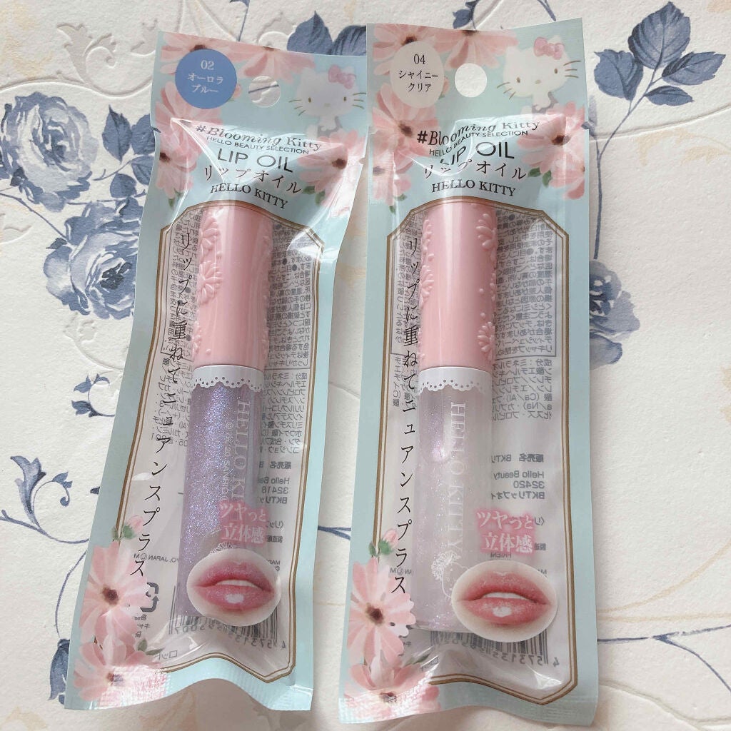 Blooming Kitty リップオイルB/DAISO/リップグロスを使ったクチコミ(3枚目)