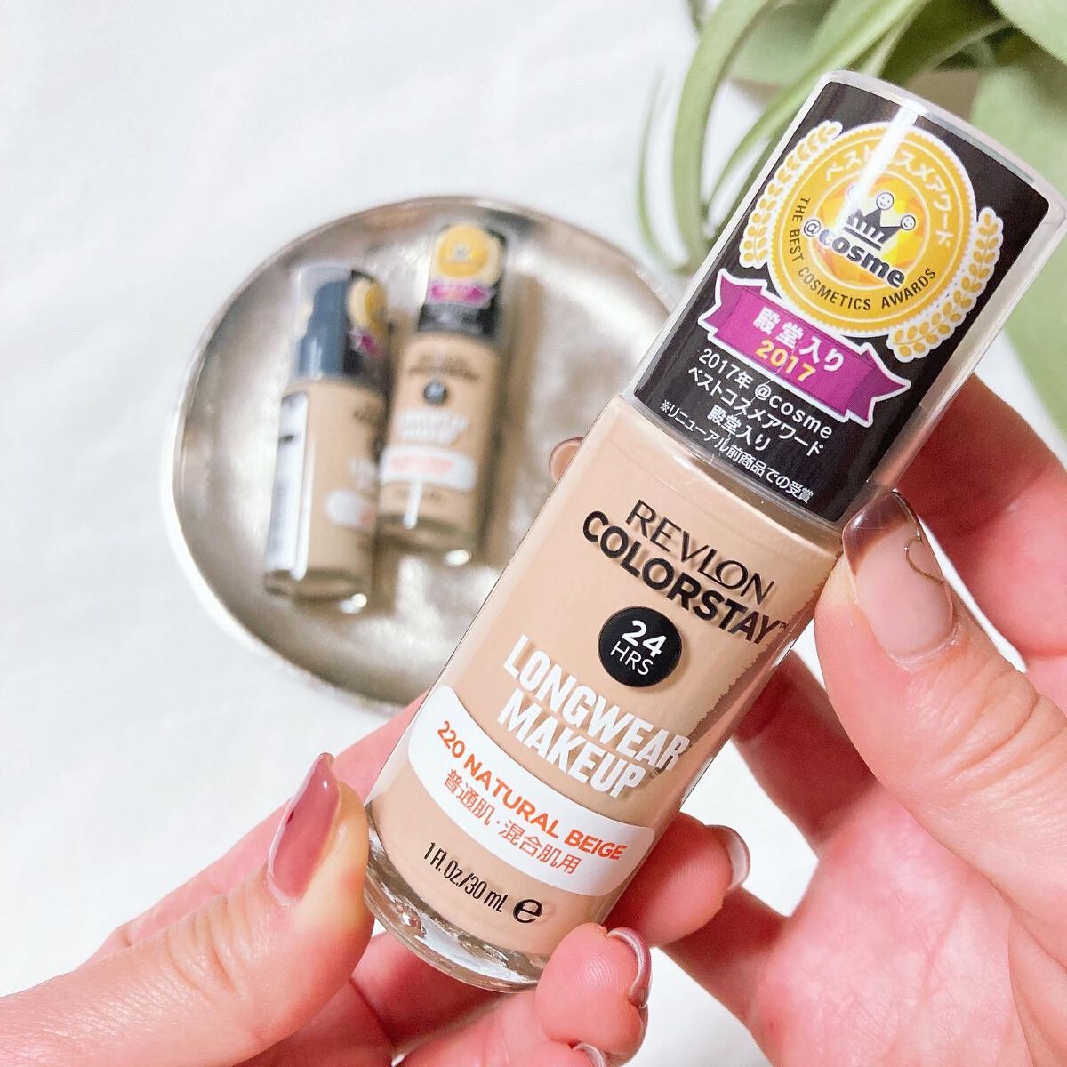 カラーステイ ロングウェア メイクアップ/REVLON/リキッドファンデーションを使ったクチコミ(2枚目)