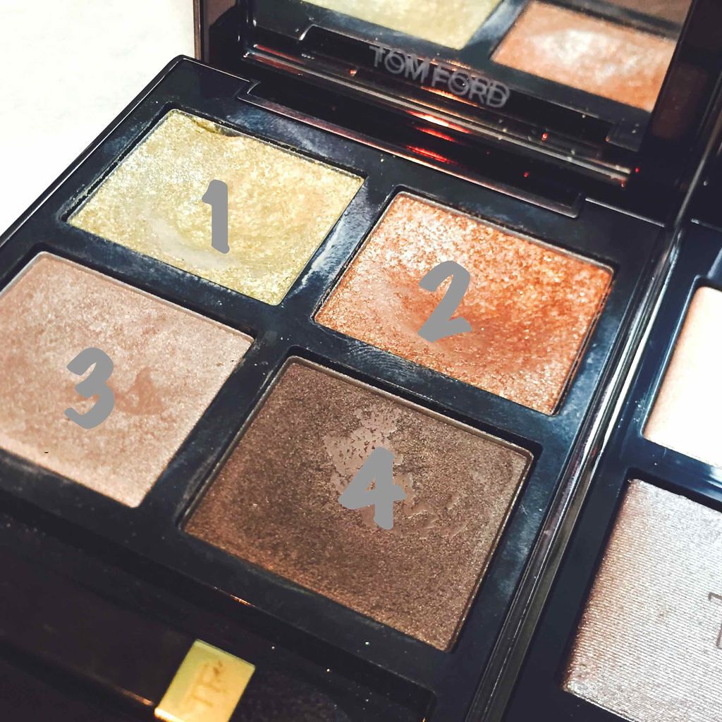 アイ カラー クォード/TOM FORD BEAUTY/アイシャドウパレットを使ったクチコミ（2枚目）