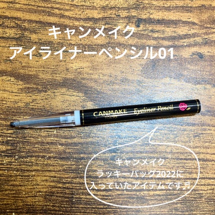 アイライナーペンシル/キャンメイク/ペンシルアイライナーを使ったクチコミ(1枚目)