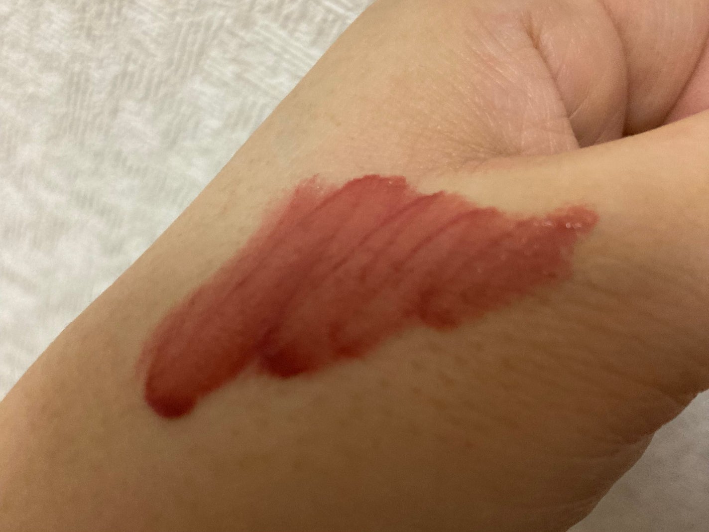 ムードインハンサーウォーターリキッドグロウ/hince/口紅を使ったクチコミ(2枚目)