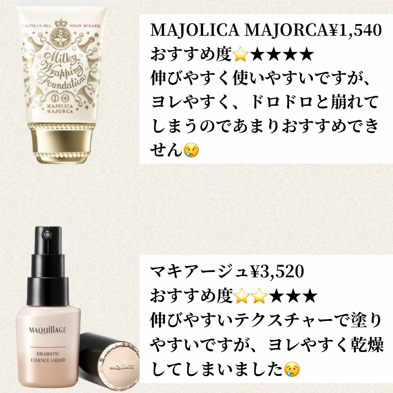 コンフォートスキン　ウェア オークルA/KANEBO/リキッドファンデーションを使ったクチコミ（3枚目）