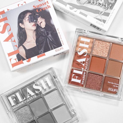 フラッシュシャドーパレット 01 Sunset Crush/EGLIPS/アイシャドウパレットを使ったクチコミ(1枚目)