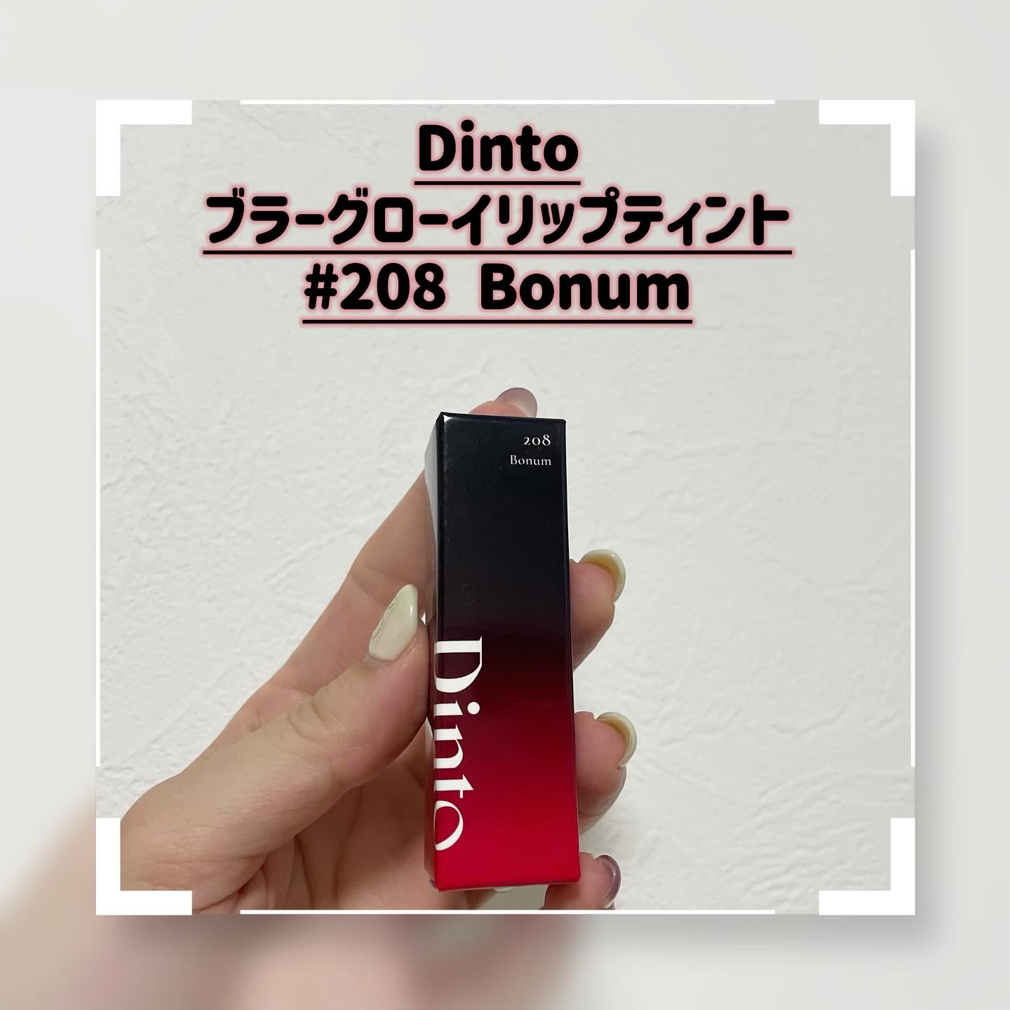 ブラーグロイリップティント/Dinto/リップティントを使ったクチコミ（1枚目）