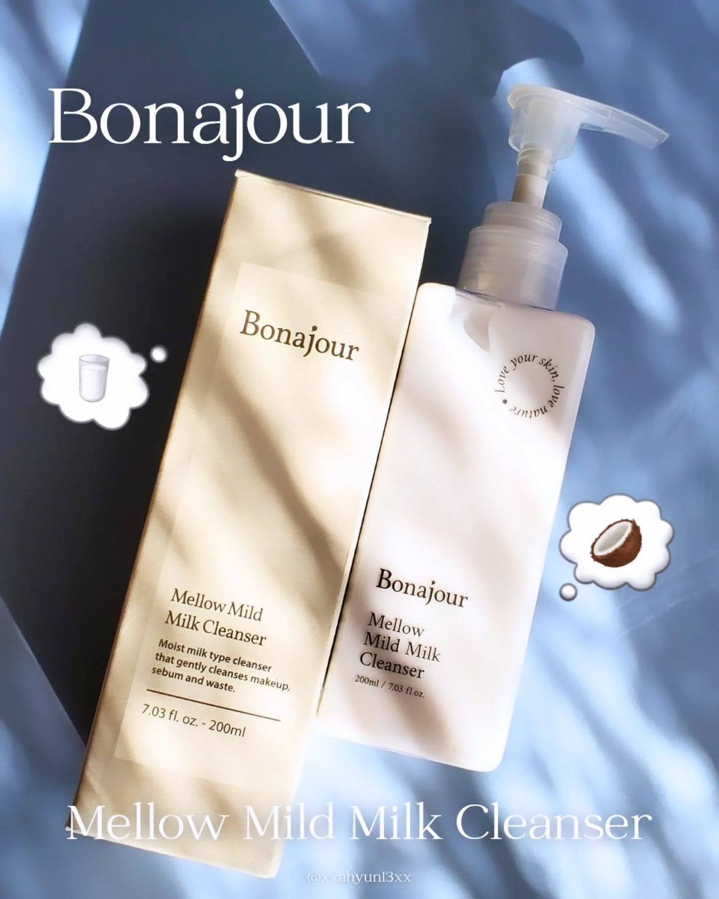 メロウマイルドミルククレンザー/Bonajour/ミルククレンジングを使ったクチコミ(2枚目)