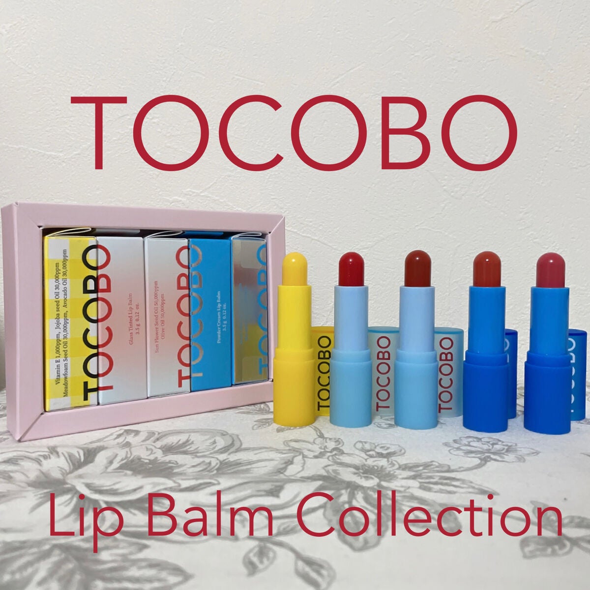 グラスティンティッドリップバーム/TOCOBO/リップバームを使ったクチコミ(1枚目)