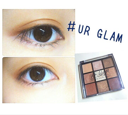 UR GLAM BLOOMING EYE COLOR PALETTE/U R GLAM/アイシャドウパレットを使ったクチコミ(1枚目)
