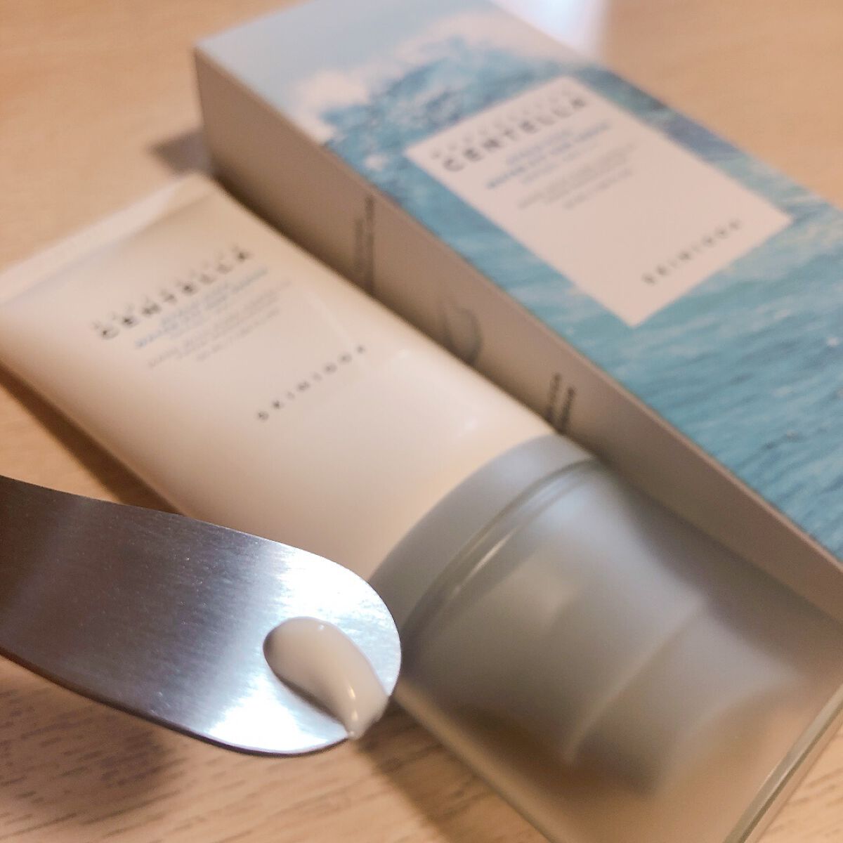 ヒアルーシカ ウォーターフィット サンセラム/SKIN1004/日焼け止めローションを使ったクチコミ(1枚目)