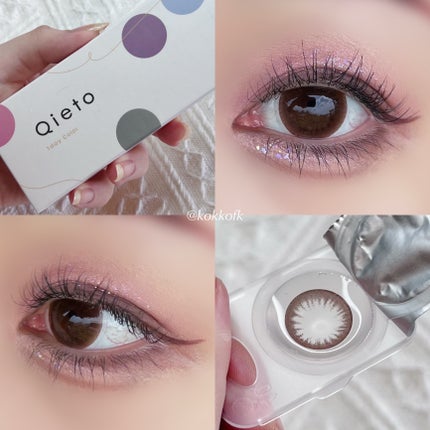 キエトワンデーカラー/Qieto/カラーコンタクトレンズを使ったクチコミ(2枚目)